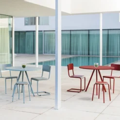 Perfecta Triple Table ronde moderne en stratifié><noscript><img width=