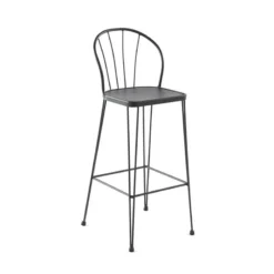 Jayso Tudela Tabouret haut en métal vintage> Tabouret Snack (assise +/- 65 Cm)|Tabouret De Bar (assise +/- 80 Cm)