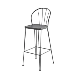 Jayso Tudela Tabouret haut en métal vintage> Tabouret Snack (assise +/- 65 Cm)|Tabouret De Bar (assise +/- 80 Cm)