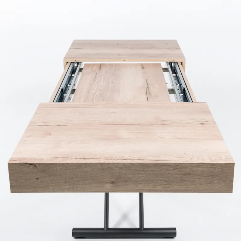 Altacom Ulisse Table relevable en mélaminé avec allonges> Table De Salon|Table Pour Petit Espace