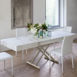 Altacom Ulisse Table relevable en mélaminé avec allonges><noscript><img width=