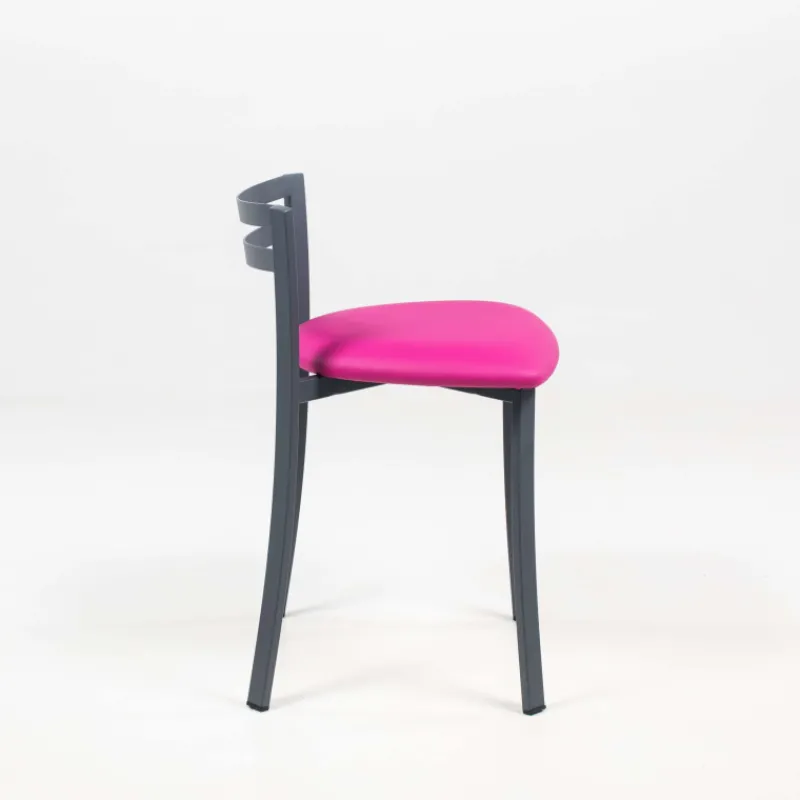 Carrier Urane ® Chaise de cuisine avec dossier bas en métal fabriquée en France> Chaise De Cuisine