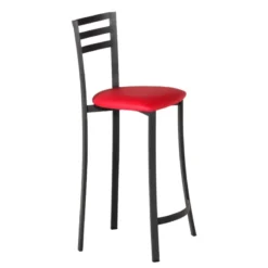 Carrier Urane ® Tabouret de bar en métal assise synthétique fabrication française><noscript><img width=