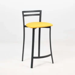 Carrier Urane ® Tabouret snack avec dossier bas en synthétique et métal made in France> Tabouret Snack (assise +/- 65 Cm)|Tabouret De Bar (assise +/- 80 Cm)