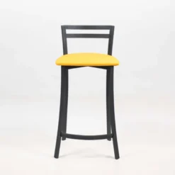 Carrier Urane ® Tabouret snack avec dossier bas en synthétique et métal made in France><noscript><img width=