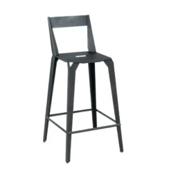 Carrier Valence ® Tabouret snack industriel français en métal avec dossier><noscript><img width=