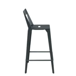 Carrier Valence ® Tabouret snack industriel français en métal avec dossier><noscript><img width=