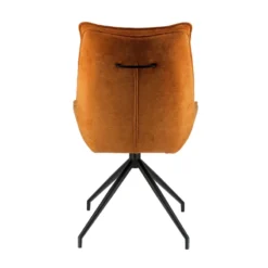 ValentineChaise pivotante en tissu avec poignée et pieds en métal><noscript><img width=