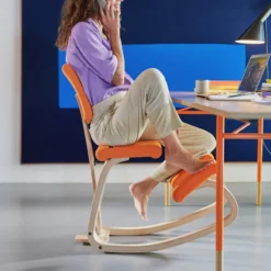 Varier Variable plus Chaise de bureau ergonomique à bascule en tissu><noscript><img width=