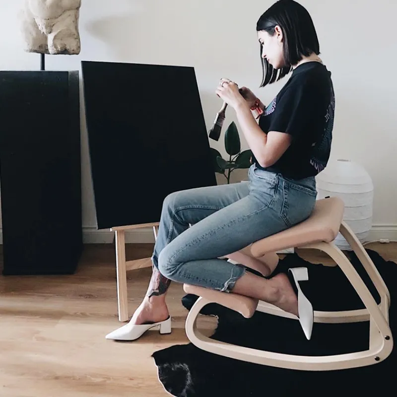 Varier Variable ® Chaise de bureau ergonomique à bascule en tissu> Chaise De Salle à Manger|Chaise De Bureau