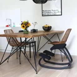 Varier Variable ® Chaise de bureau ergonomique à bascule en tissu><noscript><img width=