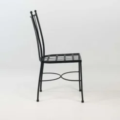 Jayso Venecia Chaise de jardin en acier style provençal><noscript><img width=