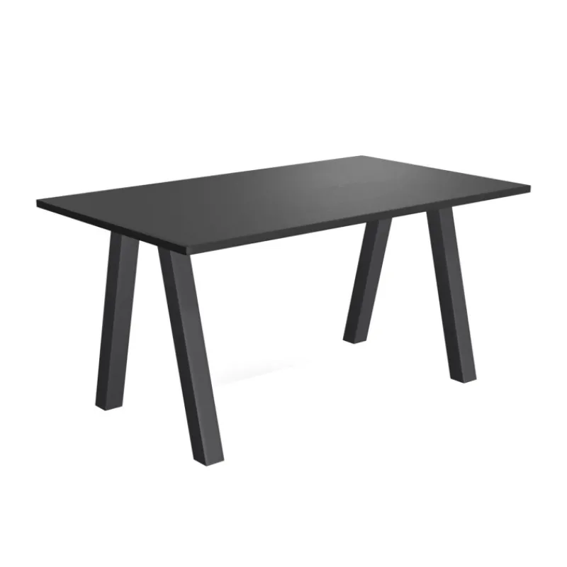 Perfecta Veneto Table moderne rectangulaire en stratifié avec pieds obliques> Table De Salle à Manger