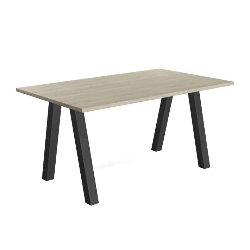 Perfecta Veneto Table moderne rectangulaire en stratifié avec pieds obliques> Table De Salle à Manger