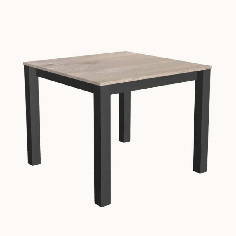 Perfecta Verona Table carrée avec pieds métal conçue en Belgique> Table De Salle à Manger