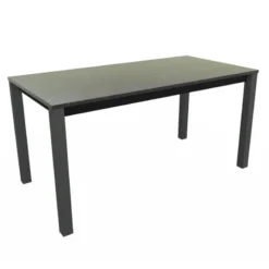 Perfecta Verona Table snack rectangulaire belge en stratifié et pieds métal><noscript><img width=