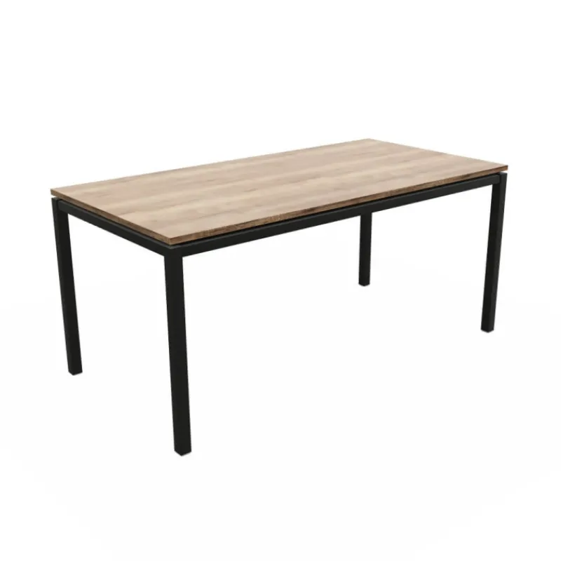 Perfecta Vicenza Table haute snack en stratifié avec pieds en métal> Table De Cuisine