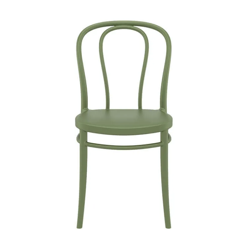 Victor Chaise de jardin bistrot empilable en polypropylène> Chaise De Jardin
