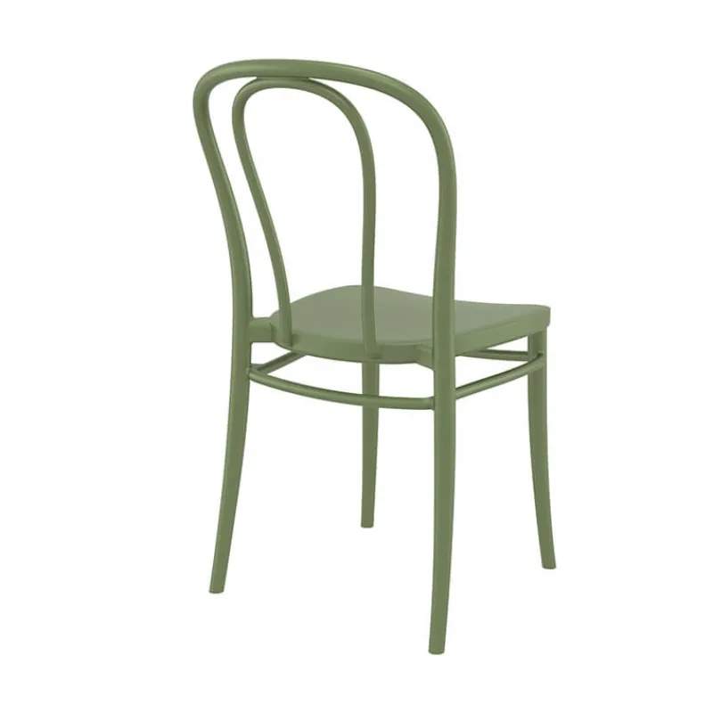 Victor Chaise de jardin bistrot empilable en polypropylène> Chaise De Jardin