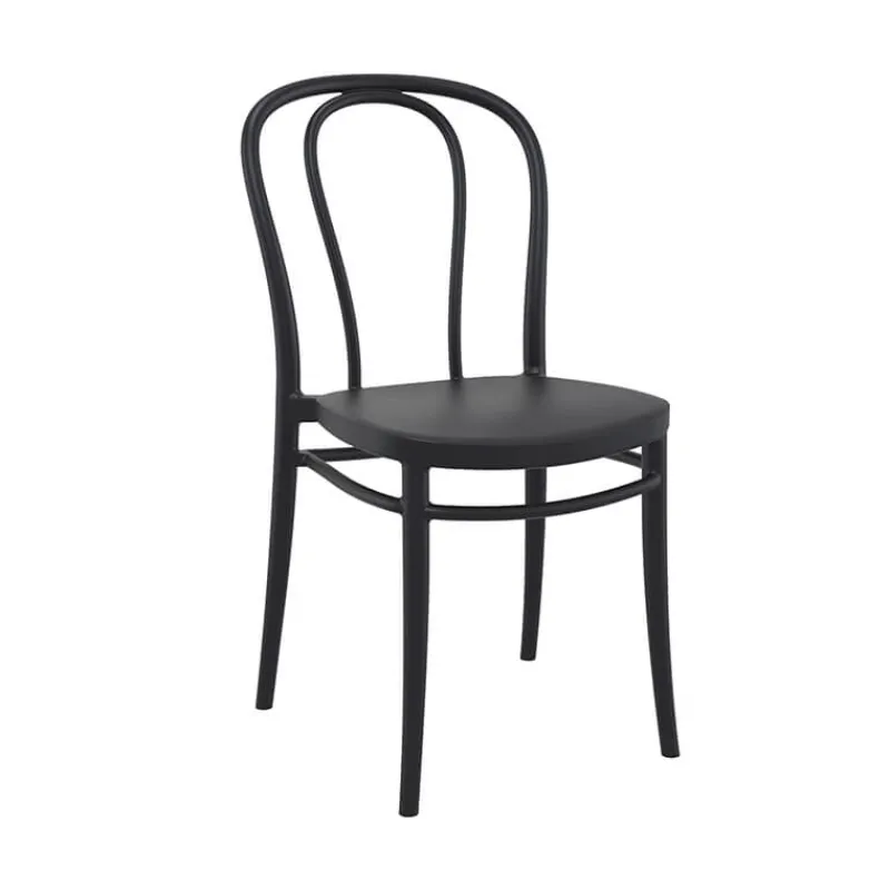 Victor Chaise de jardin bistrot empilable en polypropylène> Chaise De Jardin