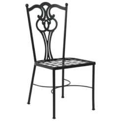 Jayso Viena Chaise provençale en métal> Chaise De Salle à Manger
