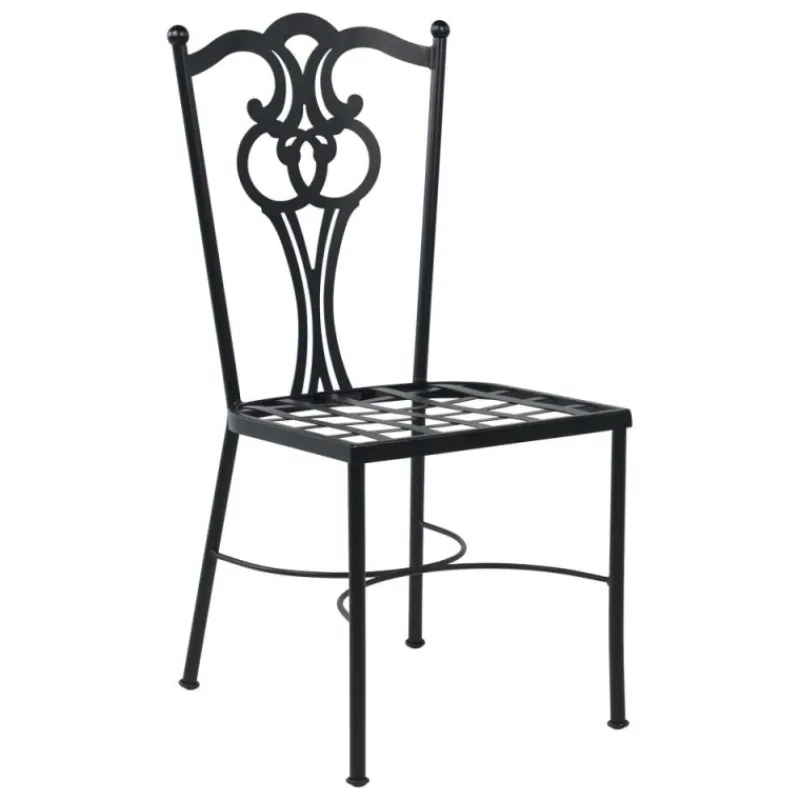 Jayso Viena Chaise provençale en métal> Chaise De Salle à Manger