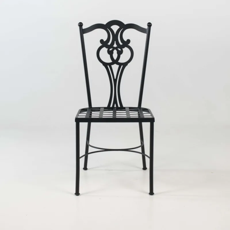 Jayso Viena Chaise provençale en métal> Chaise De Salle à Manger