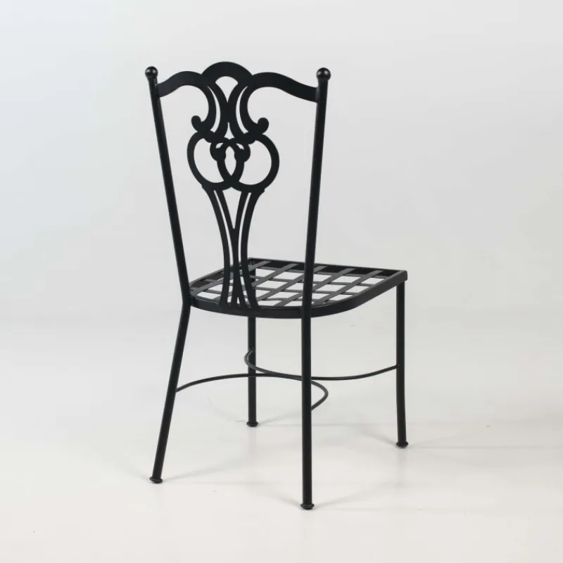 Jayso Viena Chaise provençale en métal> Chaise De Salle à Manger