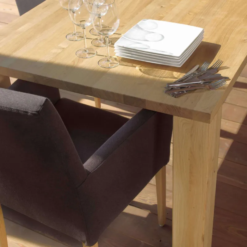 Mobitec Vigo ® Fauteuil de salon en bois et tissu> Chaise De Salle à Manger|Chaise Salon