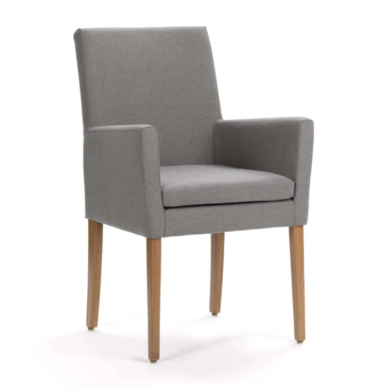Mobitec Vigo ® Fauteuil de salon en bois et tissu> Chaise De Salle à Manger|Chaise Salon