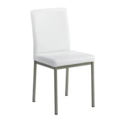 Perfecta Villa Chaise contemporaine en métal et revêtement simili> Chaise De Cuisine|Chaise De Salle à Manger