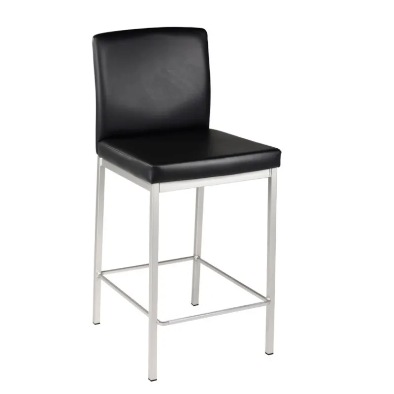 Perfecta Villa Tabouret snack rembourré en simili et métal> Tabouret Snack (assise +/- 65 Cm)|Tabouret De Bar (assise +/- 80 Cm)