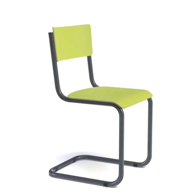 Perfecta Vintage Chaise rétro style écolier avec pieds en luge> Chaise De Cuisine
