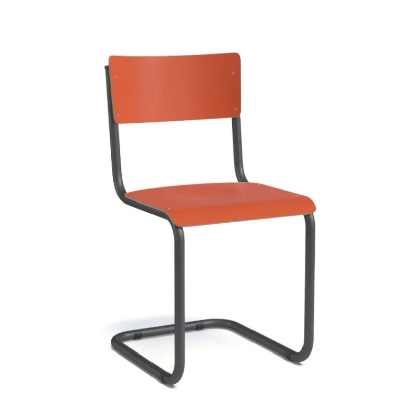 Perfecta Vintage Chaise rétro style écolier avec pieds en luge> Chaise De Cuisine