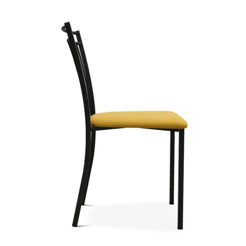 Perfecta Viva Chaise contemporaine en métal et en tissu fabriquée en Belgique> Chaise De Salle à Manger