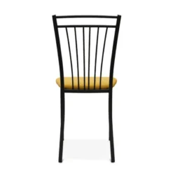 Perfecta Viva Chaise contemporaine en métal et en tissu fabriquée en Belgique><noscript><img width=