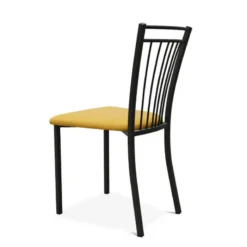 Perfecta Viva Chaise contemporaine en métal et en tissu fabriquée en Belgique><noscript><img width=