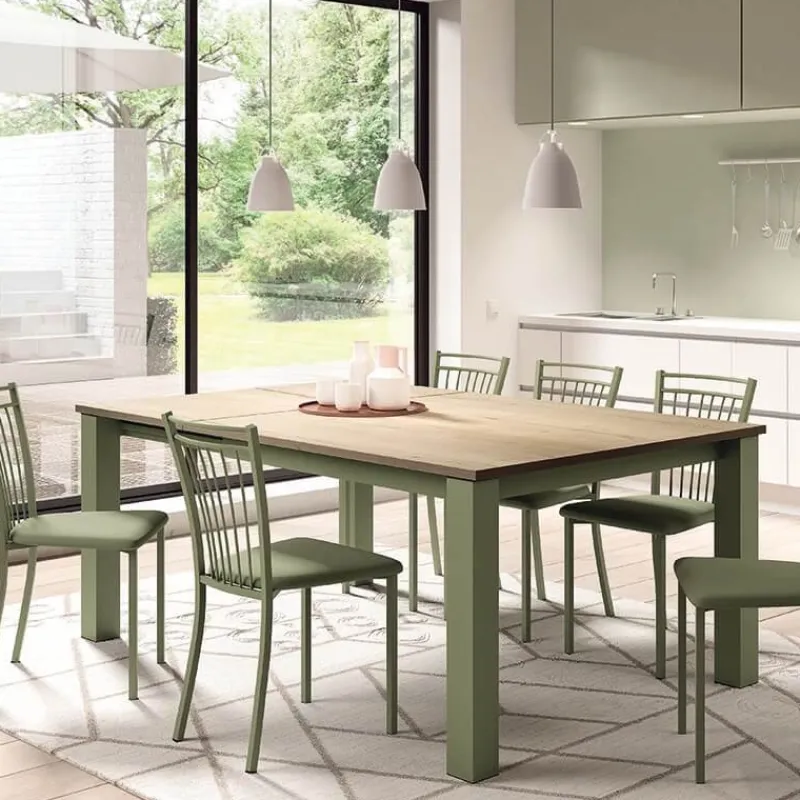 Perfecta Viva Chaise de cuisine en métal et simili> Chaise De Cuisine