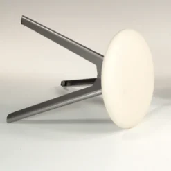 Carrier Vérone ® Tabouret bas pivotant en métal et synthétique><noscript><img width=