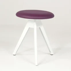 Carrier Vérone ® Tabouret bas pivotant en métal et synthétique><noscript><img width=