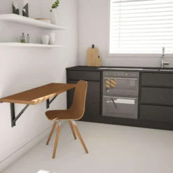 Cancio Vulcano Table murale rabattable en stratifié ou mélaminé> Table De Cuisine|Table Pour Petit Espace