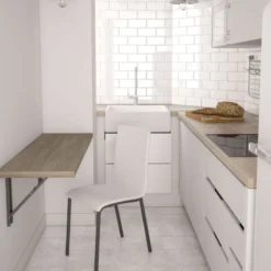 Cancio Vulcano Table murale rabattable en stratifié ou mélaminé><noscript><img width=