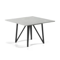 Perfecta Wacko 2.0 Table carrée design pieds en métal> Table De Salle à Manger