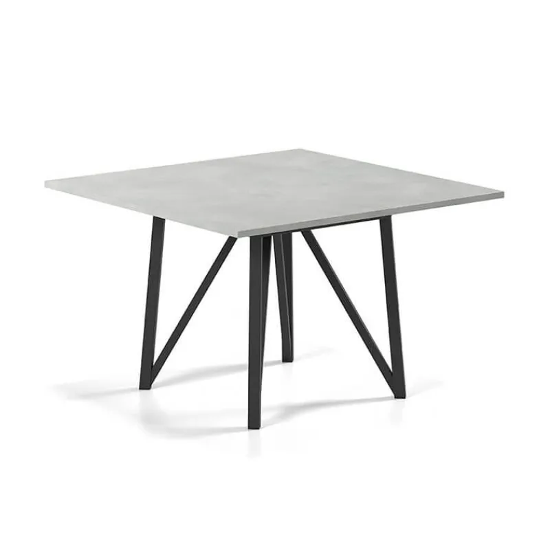 Perfecta Wacko 2.0 Table carrée design pieds en métal> Table De Salle à Manger