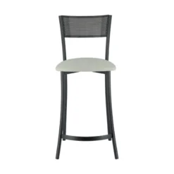 Carrier Wasabi ® Tabouret haut assise en tissu et structure en métal fabrication française><noscript><img width=