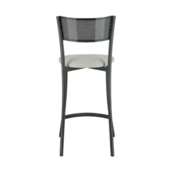 Carrier Wasabi ® Tabouret haut assise en tissu et structure en métal fabrication française><noscript><img width=