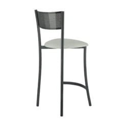 Carrier Wasabi ® Tabouret haut assise en tissu et structure en métal fabrication française><noscript><img width=