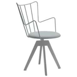 Carrier Well ® Chaise pivotante design en synthétique et métal> Chaise De Cuisine|Chaise De Salle à Manger