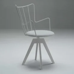 Carrier Well ® Chaise pivotante design en synthétique et métal> Chaise De Cuisine|Chaise De Salle à Manger