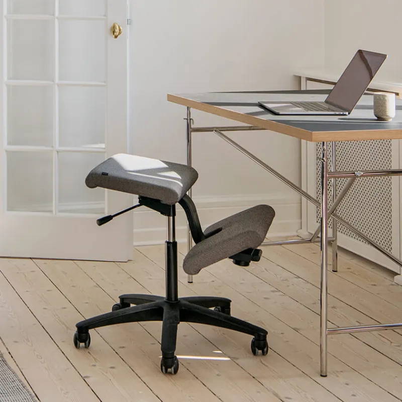 Varier Wing ® Siège ergonomique en tissu sur roulettes> Chaise De Bureau